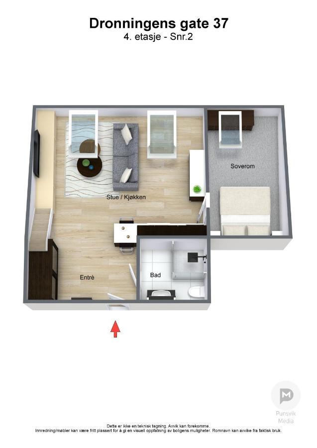 Ferienwohnung In The Heart Of Narvik ! Exterior foto
